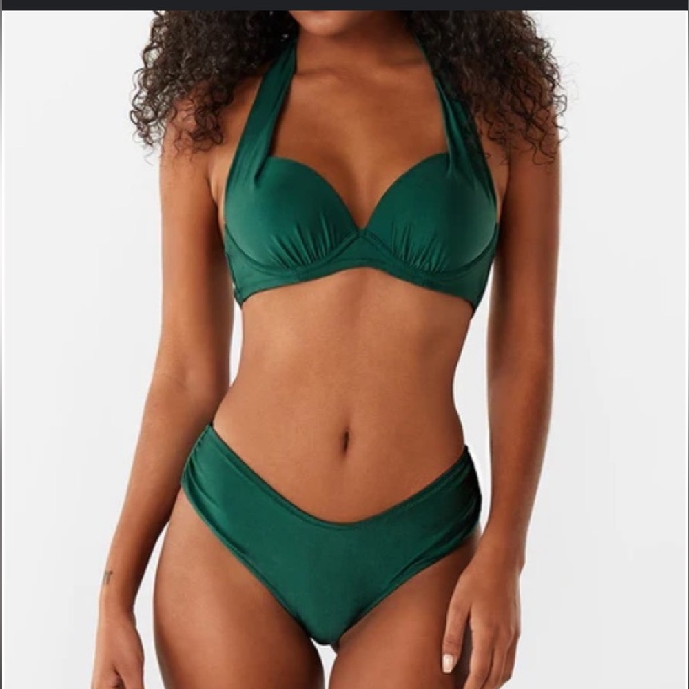 Cupshe Emerald Bikini Set